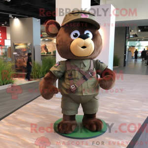 Brun Commando maskot...