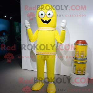 Lemon Yellow Soda Can...