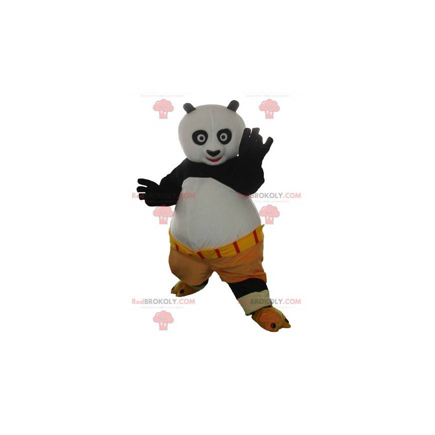 Po the famous panda mascot from the cartoon Kung Fu Panda -