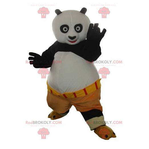 Po the famous panda mascot from the cartoon Kung Fu Panda -