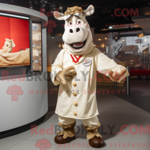 Costume mascotte de bœuf...