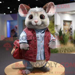 Maroon Chinchilla mascot...