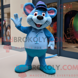 Sky Blue Ratatouille mascot...