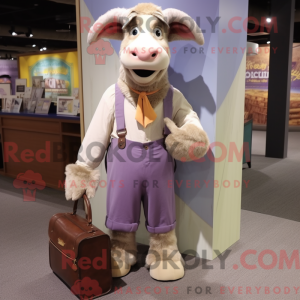 Lavender Goat mascot...