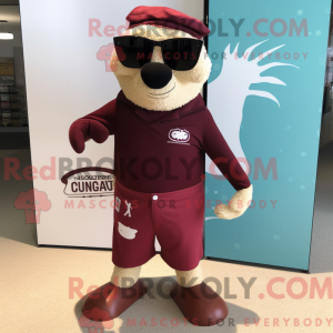 Maroon Guinness mascot...