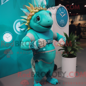 Turkis Armadillo maskot...