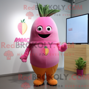 Pink Mango Maskottchen...