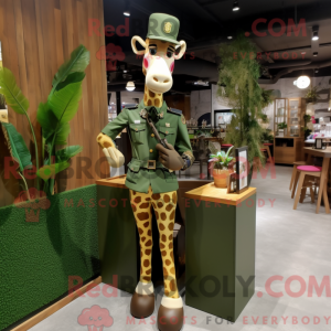 Máscara de girafa...