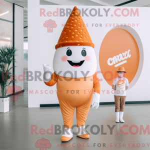 Rust Ice Cream Cone mascot...