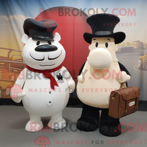 Cream Bbq Ribs mascot...