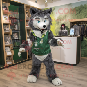 Forest Green Wolf maskot...