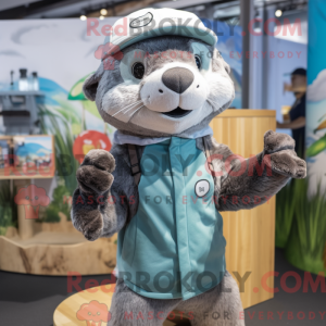 Figura de máscara de lontra...