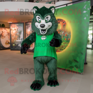 Forest Green Wolf mascotte...