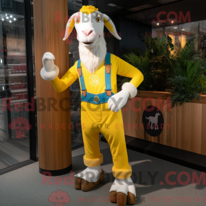 Personaggio mascotte capra...