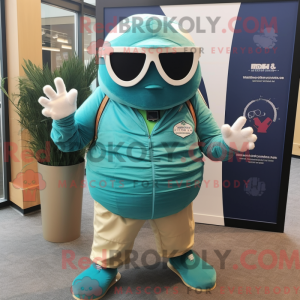 Teal Trilobite mascot...