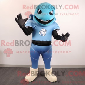 Disfraz de mascota de casco...