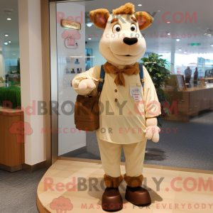 Costume mascotte de vache...