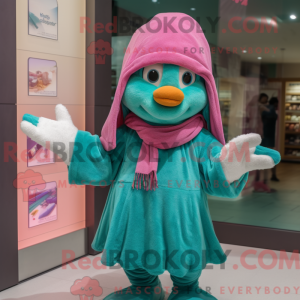 Blågrønn rosa...