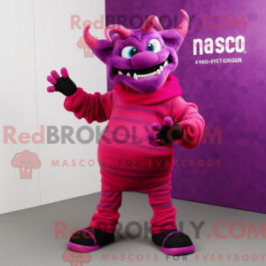 Disfraz de mascota Magenta...