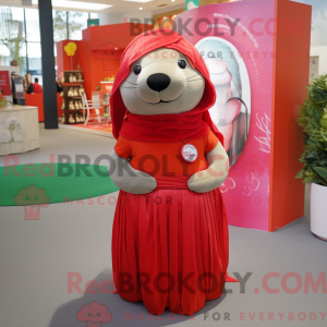 Disfraz de mascota Red Seal...