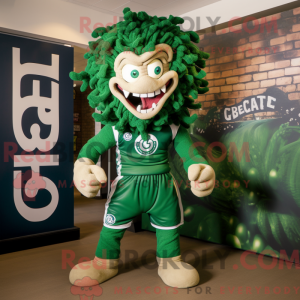 Forest Green Medusa maskot...