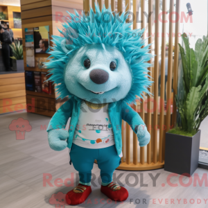 Personaggio mascotte riccio...