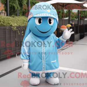 Postava maskota Sky Blue...
