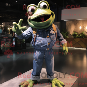Frosch-Maskottchen-Kostüm...