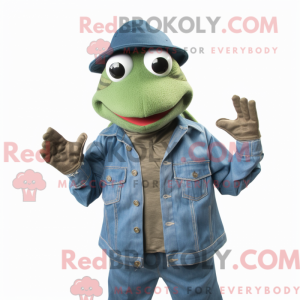 Disfraz de mascota rana...