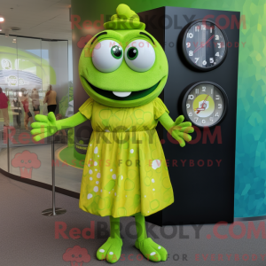 Limegrønn...