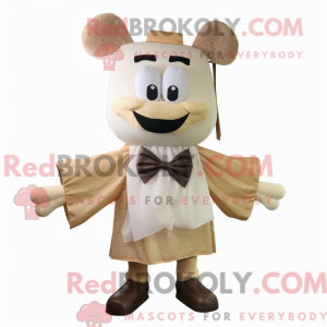 Beige Bbq Ribs mascot...