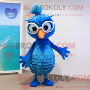 Costume mascotte de paon...