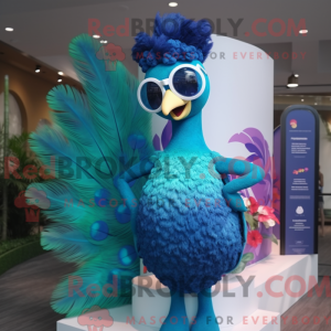 Costume mascotte de paon...