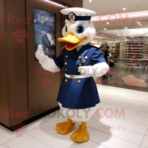 Costume de mascotte de Navy...