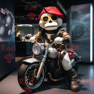 Creme Pirate maskot kostume...