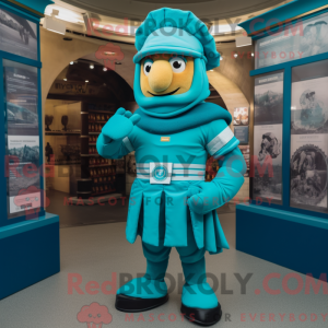 Turquoise Roman Soldier...