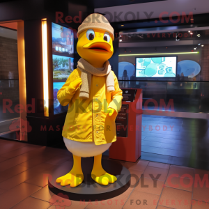 Máscara de Pato Amarelo com...