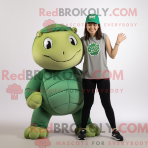 Green Glyptodon mascot...