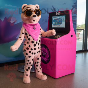 Pink Cheetah mascotte...