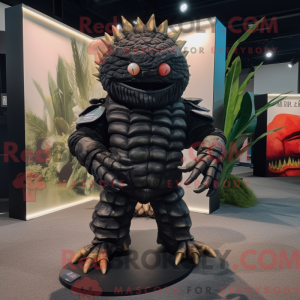 Svart Trilobite maskot...