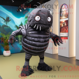 Svart Trilobite maskot...