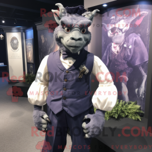 Navy Gargoyle mascot...
