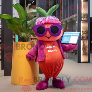 Postava maskota Magenta...