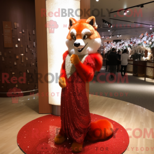 Red Fox maskot kostume...
