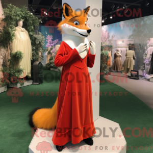 Red Fox-mascottekostuum...