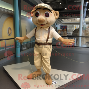 Beige Tightrope Walker...