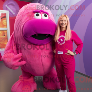 Máscara magenta hvalross...