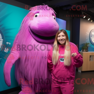 Disfraz de mascota Magenta...