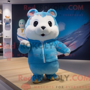 Blauwe hamster...