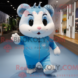 Blauwe hamster...